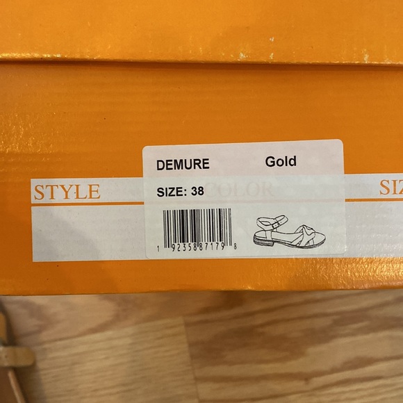 Miz Mooz Demure Gold Sandals - Picture 3 of 7